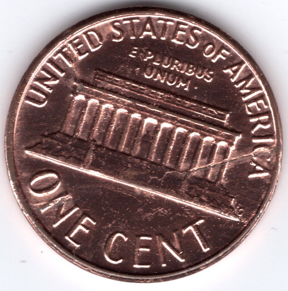 1976-D-1-Cent---Error-Suspected-Die-Cracks-On-Both-Sides.